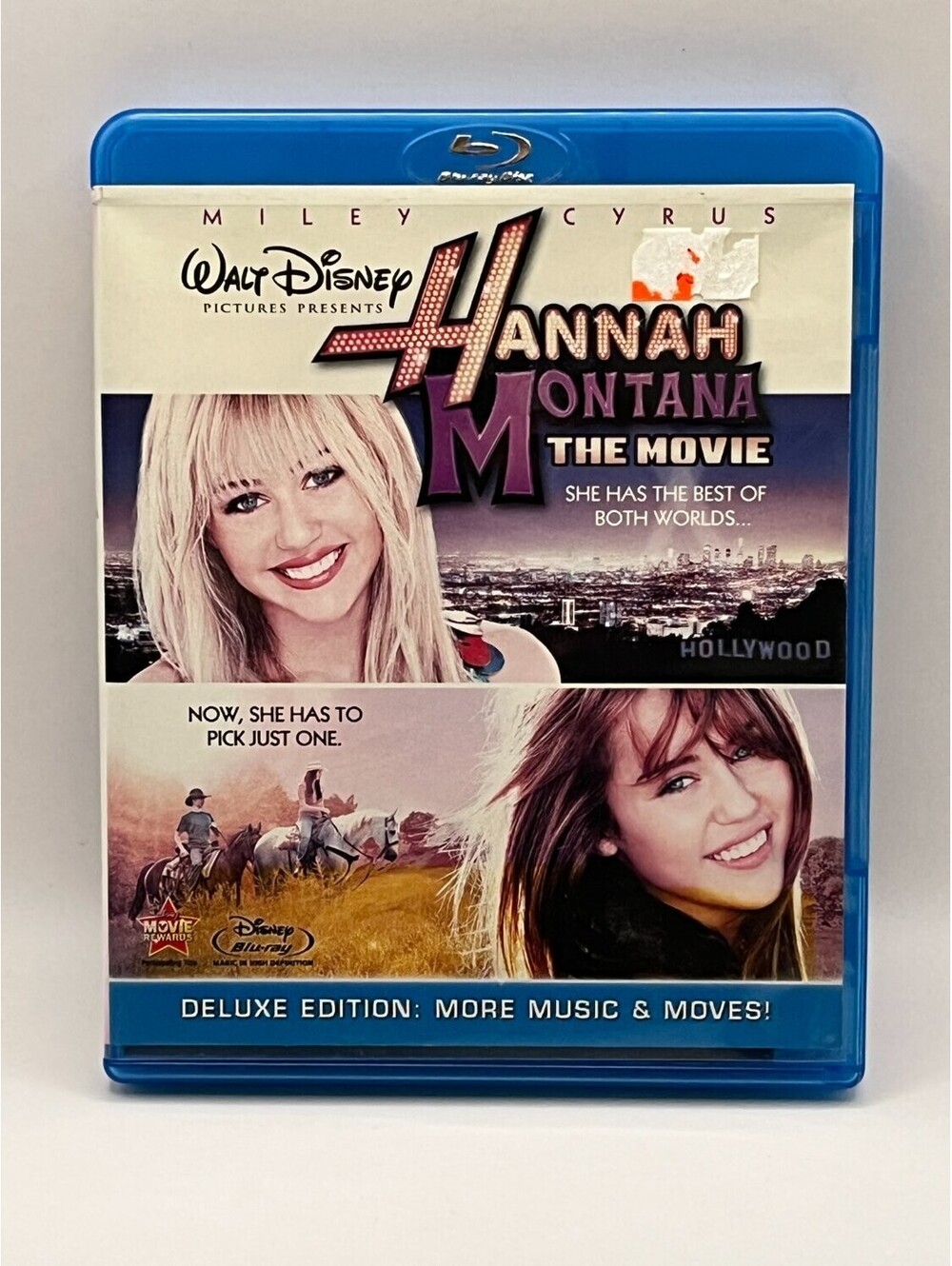 Hannah Montana: The Movie Blu-ray Deluxe Edition Miley Cyrus 2009 Children's